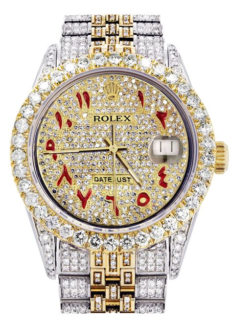 diamond encrusted rolex price|rolex full diamond prix.